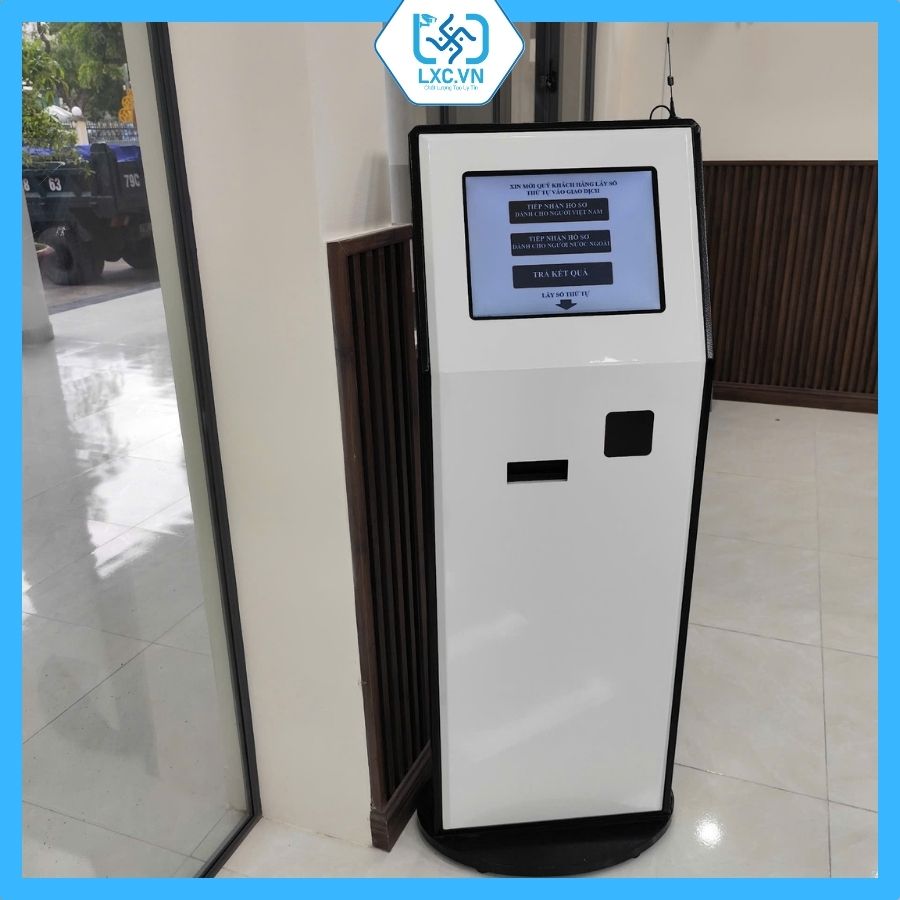 Kiosk Lấy Số Thứ Tự Cảm Ứng Touchscreen PR-1501PC | Giải Pháp Xếp Hàng Tự Động Hiện Đại